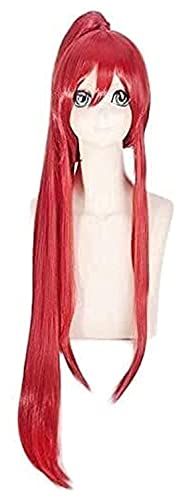 AniFairy Tail Erza Scarlet Red Long Ponytail Wig Cosplay CostuWomen Heat Resistant Synthetic Cosplay Wigs von VLEAP