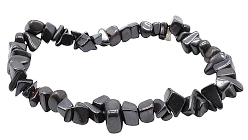 VLNET ® | Elastisches Armband mit Naturstein Barock-Häma | Brasilien Herkunft | Eigenschaften: Gleicht Körper und Geist aus und reduziert Stress und Angstzustände | Einheitsgröße verstellbar | von VLNET