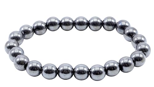 VLNET | Elastisches Armband mit 8 mm großem Naturstein Häma | gleicht Körper und Geist aus und reduziert Stress und Angstzustände | Einheitsgröße verstellbar | Unisex VLNET | Elastisches Armband mit 8 mm großem Naturstein Häma | gleicht Körper und Geist aus und reduziert Stress und Angstzustände | Einheitsgröße verstellbar | Unisex von VLNET