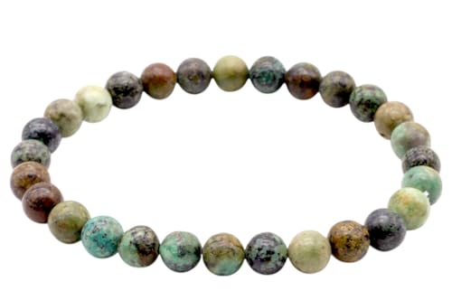 VLNET | Stretch-Armband mit afrikanischem Türkis-Naturstein 6 mm oder 8 mm | Schutz- und Heilstein | Einheitsgröße verstellbar, Taglia Unica, Stein, afrikanischer Türkis VLNET | Stretch-Armband mit afrikanischem Türkis-Naturstein 6 mm oder 8 mm | Schutz- und Heilstein | Einheitsgröße verstellbar, Taglia Unica, Stein, afrikanischer Türkis von VLNET
