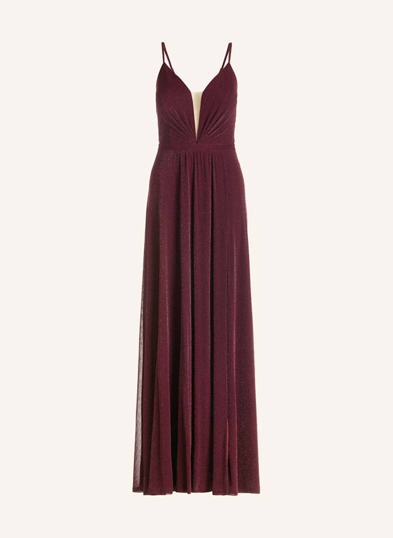 Vm Vera Mont Abendkleid Mit Glitzergarn Und Cut-Outs rot von VM Vera Mont