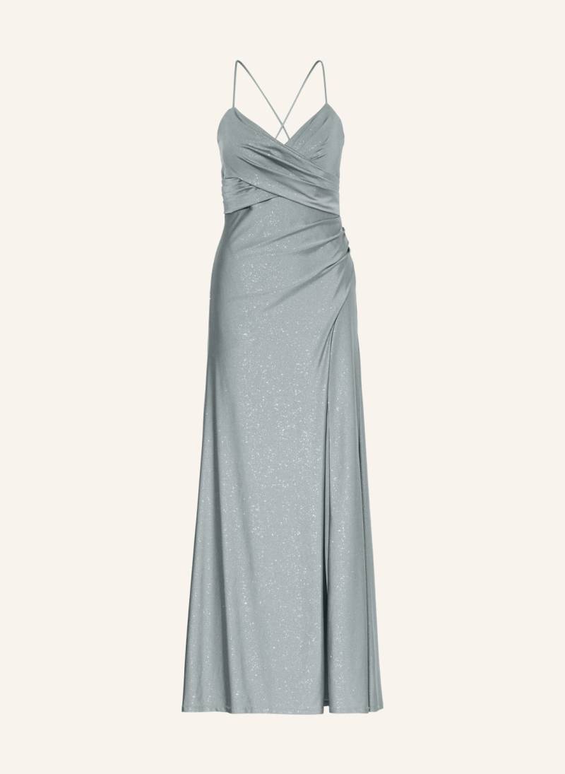 Vm Vera Mont Abendkleid Mit Glitzergarn blau von VM Vera Mont