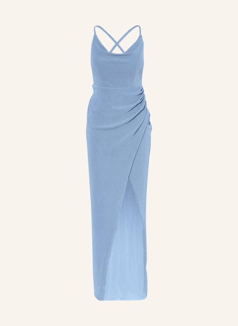 Vm Vera Mont Abendkleid Mit Glitzergarn blau von VM Vera Mont