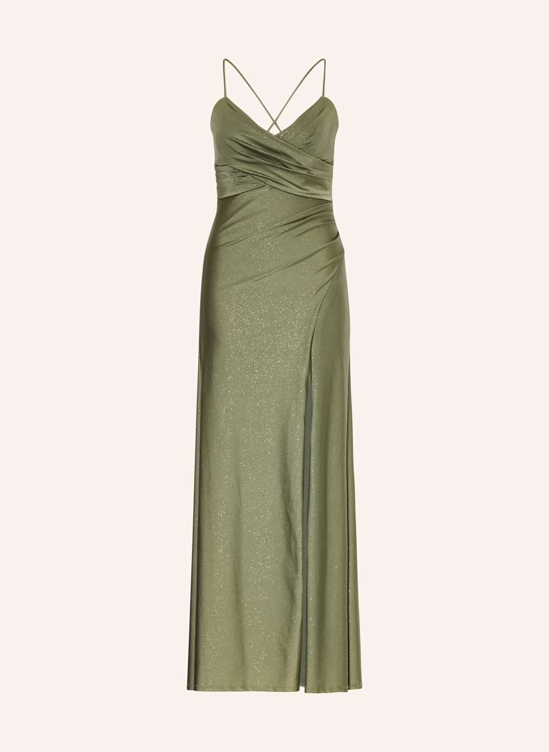 Vm Vera Mont Abendkleid Mit Glitzergarn gruen von VM Vera Mont