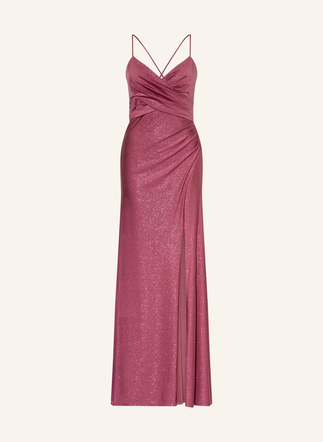 Vm Vera Mont Abendkleid Mit Glitzergarn rosa von VM Vera Mont