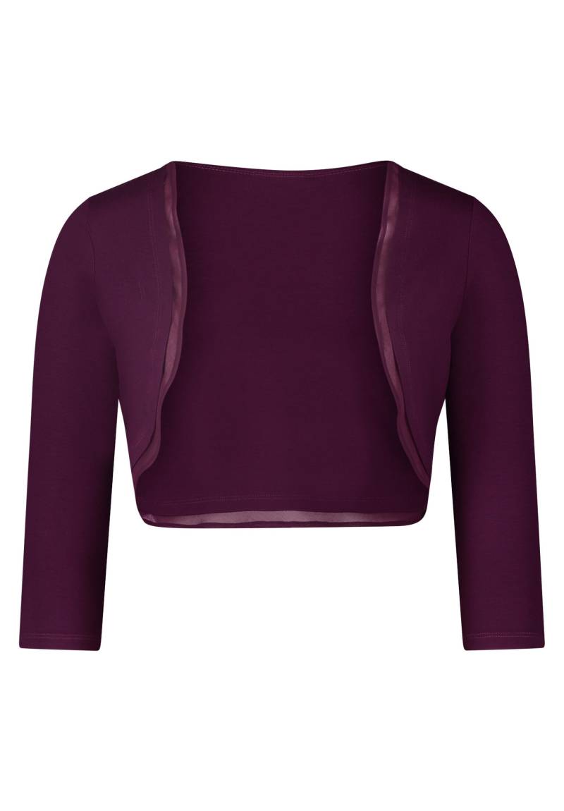 VM by Vera Mont - Bolero-Jacke shiny aubergine - Gr. - 32 von VM by Vera Mont