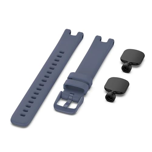 VMBVBHMDF Passend for Garmin Lily Uhrenarmband, Ersatz-Silikonarmband, passend for Garmin Lily Damen-Fitness-Sportarmband(Bluish Gray) von VMBVBHMDF