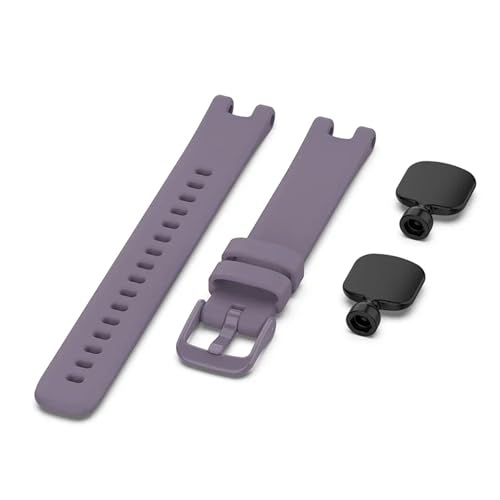 VMBVBHMDF Passend for Garmin Lily Uhrenarmband, Ersatz-Silikonarmband, passend for Garmin Lily Damen-Fitness-Sportarmband(Purple) von VMBVBHMDF