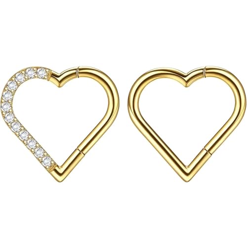 VMDVBNA Nasenring 1 paar Titan Septum Ringe Ohrringe Herz Knorpel Piercing Nase Ring Lip Ohrring Piercing Schmuck VMDVBNA Nasenring 1 paar Titan Septum Ringe Ohrringe Herz Knorpel Piercing Nase Ring Lip Ohrring Piercing Schmuck von VMDVBNA
