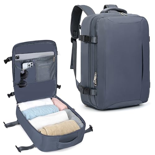 VMIKIV Handgepäck Rucksack 40x20x25 für Ryanair Rucksack Damen Wasserdicht Laptop Rucksack Herren für Laptop 14 Zoll Reiserucksack Handgepäck Tasche für Flugzeug Flug Genehmigt für Reisen von VMIKIV