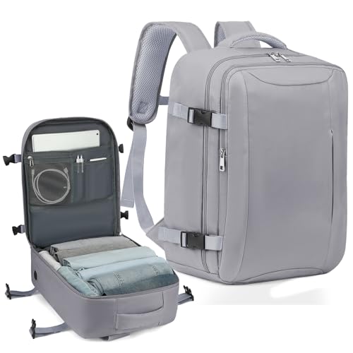 VMIKIV Handgepäck Rucksack für Easyjet 45x36x20 Reiserucksack Damen Herren für Laptop 15,6 Zoll 32L Tasche Flugzeug Flug Genehmigt für Reisen von VMIKIV