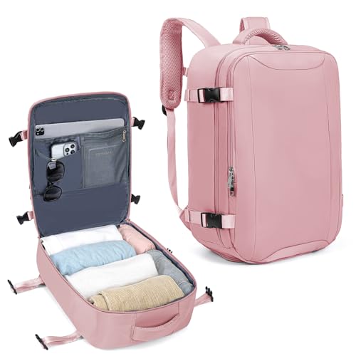 VMIKIV Handgepäck Rucksack für Easyjet 45x36x20 Reiserucksack Damen Herren für Laptop 15,6 Zoll 32L Tasche Flugzeug Flug Genehmigt für Reisen von VMIKIV
