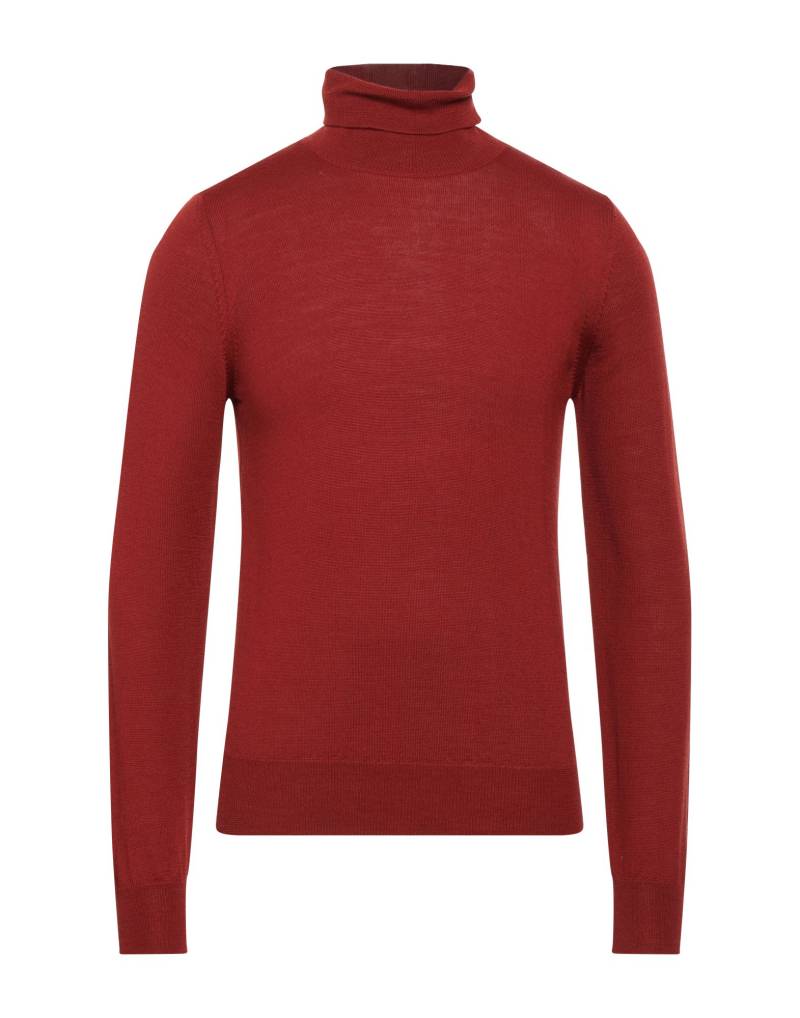 VNECK Rollkragenpullover Herren Ziegelrot von VNECK