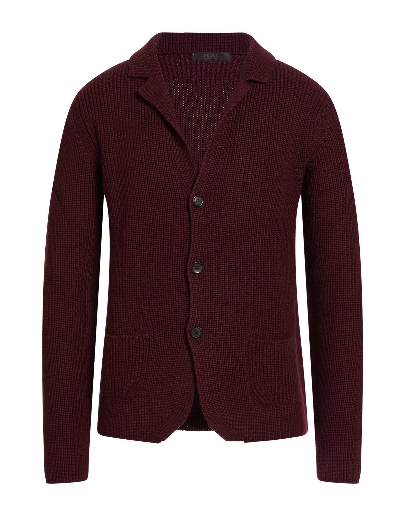 VNECK Strickjacke Herren Bordeaux von VNECK