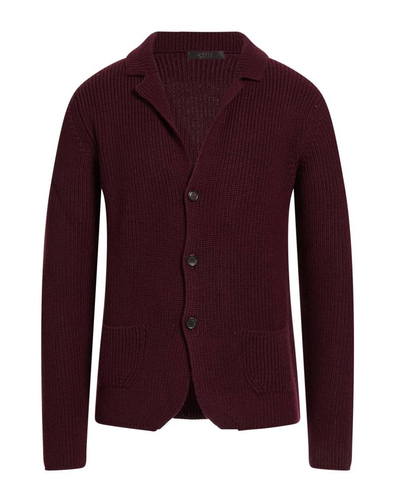 VNECK Strickjacke Herren Bordeaux von VNECK