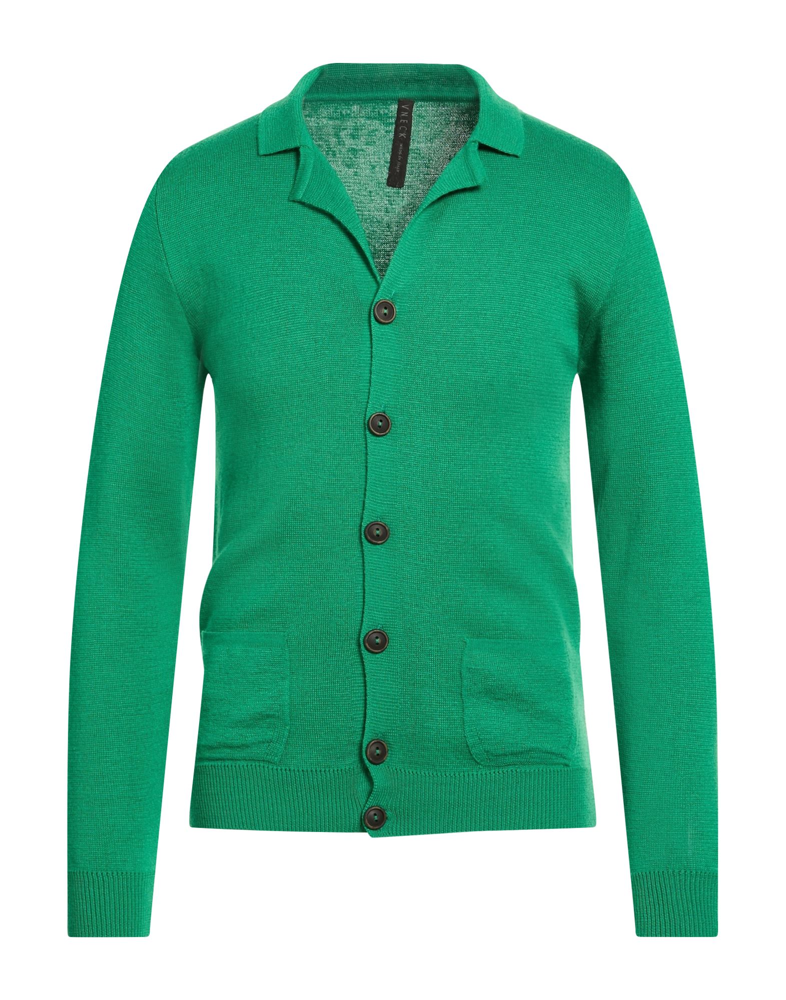 VNECK Strickjacke Herren Grün von VNECK