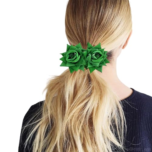 VNEEDM Grünes Blumen-Haarband für Patrick Day, dekorativ, irischer Urlaub, Haarreif, Party-Requisiten, Festliches Haarschmuck, Stpatricks-Stirnband von VNEEDM