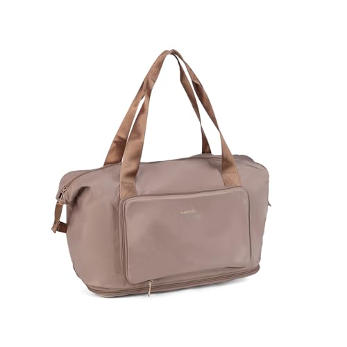 VNFIOEI Große Handgepäck Tasche Tragbar, Umhängbar & Zusammenfaltbar Wasserdichtes Oxford-Gewebe Leichtes Kabinengepäck mit Verstellbarem Schulterriemen für Reisen von VNFIOEI