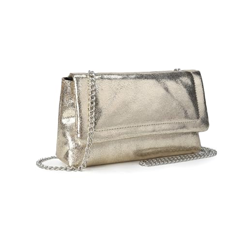 VNFIOEI kleine Clutch mit Kette, modische Umhängetasche elegante Abendtasche Mini Handtasche von VNFIOEI