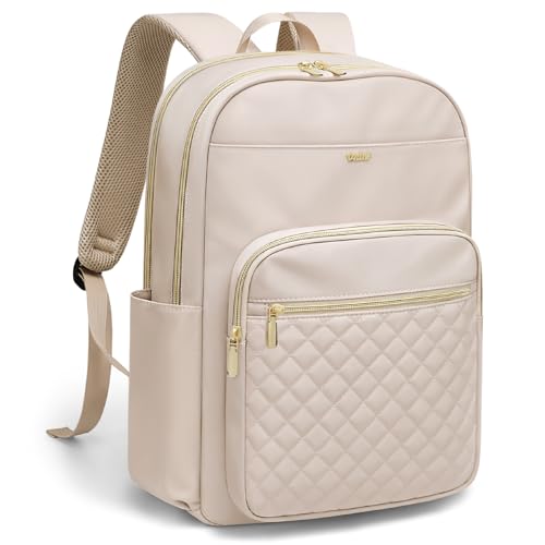 VNINE Rucksack Damen，16 Zoll Laptop Schulrucksack Mädchen, Wasserdicht Tagesrucksäcke Reiserucksack Arbeitstasche, Mode Elegant Rücksack Lehrertasche für Uni Büro Freizeit von VNINE