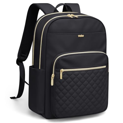 VNINE Rucksack Damen，16 Zoll Laptop Schulrucksack Mädchen, Wasserdicht Tagesrucksäcke Reiserucksack Arbeitstasche, Mode Elegant Rücksack Lehrertasche für Uni Büro Freizeit von VNINE