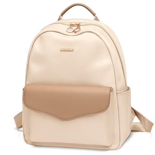 VNINE Rucksack Damen Klein，Cityrucksack Handtasche 2 in 1 Wasserdicht Tagesrucksack Mini Rucksack Damen Leichtgewicht PU Leder Casual Daypack für Reise Freizeit Einkauf Arbeit von VNINE