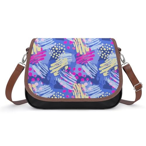 VNJVPWLQW Umhängetasche Damen Aquarell Schultertasche Crossbody Tasche Handytasche Geldbörsen 31x22x11cm von VNJVPWLQW