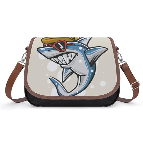 VNJVPWLQW Umhängetasche Damen Hai-Sonnenbrille Schultertasche Crossbody Tasche Handytasche Geldbörsen 31x22x11cm VNJVPWLQW Umhängetasche Damen Hai-Sonnenbrille Schultertasche Crossbody Tasche Handytasche Geldbörsen 31x22x11cm von VNJVPWLQW