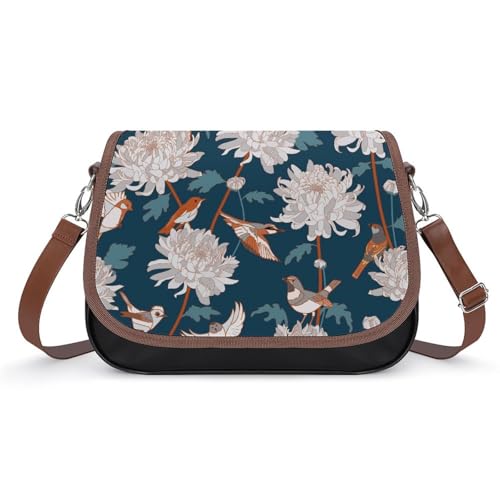 VNJVPWLQW Umhängetasche Damen Hübsche Vögel Schultertasche Crossbody Tasche Handytasche Geldbörsen 31x22x11cm von VNJVPWLQW