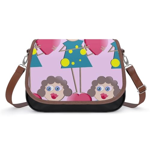 VNJVPWLQW Umhängetasche Damen Mädchen Schultertasche Crossbody Tasche Handytasche Geldbörsen 31x22x11cm von VNJVPWLQW