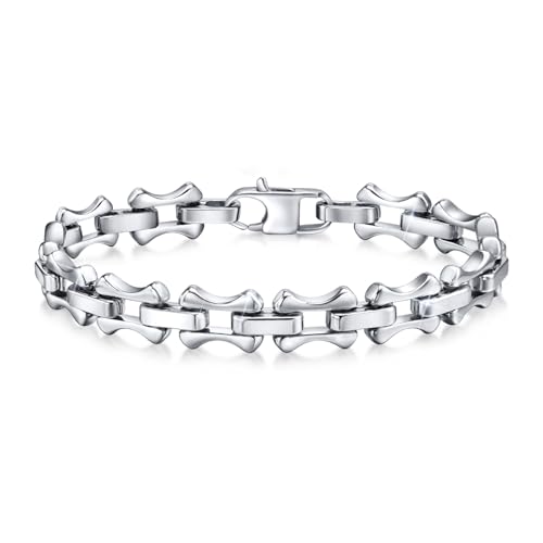 VNOX Armband Herren Edelstahl Silber : Geschenk für Ihn Armbänder Gliederarmband 23cm, Geschenk für Papa Männer Ehemann Sohn, Armband für Bruder Vatertag Geburtstag 23cm VNOX Armband Herren Edelstahl Silber : Geschenk für Ihn Armbänder Gliederarmband 23cm, Geschenk für Papa Männer Ehemann Sohn, Armband für Bruder Vatertag Geburtstag 23cm von VNOX