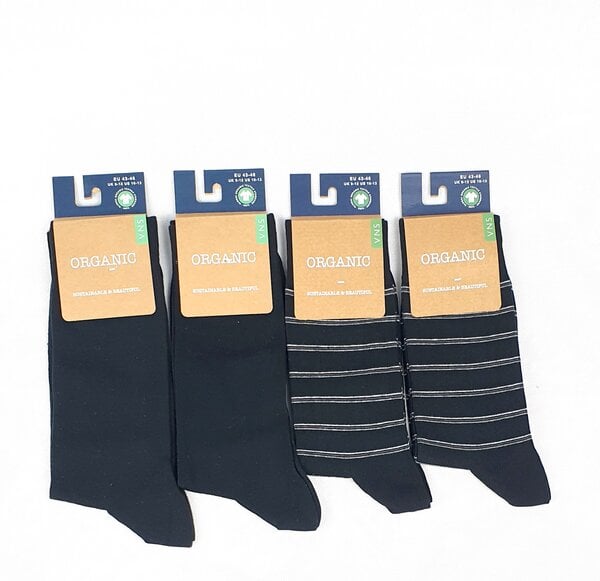 VNS Organic Socks GOTS zertifizierte Biobaumwolle Socken in "4er Pack" von VNS Organic Socks