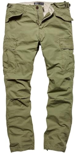 Vintage Industries Cargohose Miller M65 Pants Olive Drab-W34 von VNTG / INDUSTRIES