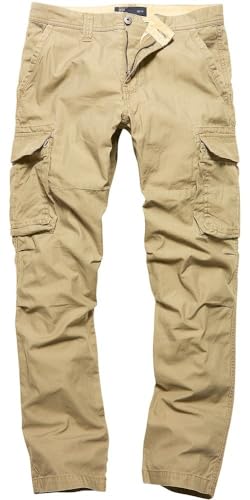 Vintage Industries Cargohose Reef Pants Dark Khaki-3XL von VNTG / INDUSTRIES