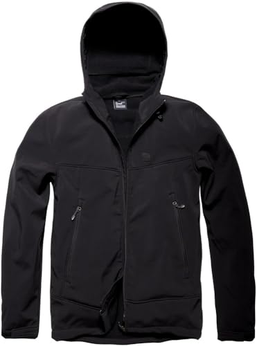 Vintage Industries Funktionsjacke Alford Softshell Jacket Black-L von VNTG / INDUSTRIES