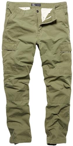 Vintage Industries Militär Cargohose Tyrone BDU Pants Olive Drab-W34 von VNTG / INDUSTRIES