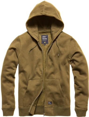 Vintage Industries Sweatjacke Redstone Hooded Sweatshirt Taupe-XXL von VNTG / INDUSTRIES