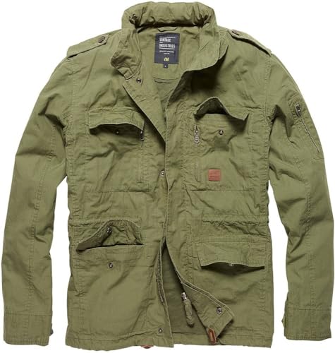 Vintage Industries Übergangsjacke Parka Cranford Jacket Olive Drab-S von VNTG / INDUSTRIES