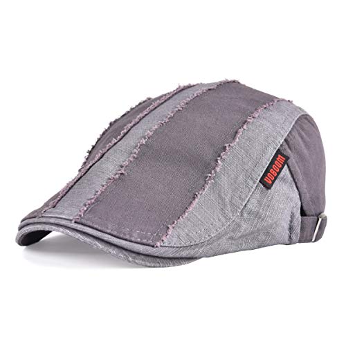 VOBOOM 100% Baumwolle Distressed Ivy Kappe Newsboy Kappe Cabbie Mütze Gatsby Mütze von VOBOOM