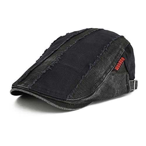 VOBOOM 100% Baumwolle Distressed Ivy Kappe Newsboy Kappe Cabbie Mütze Gatsby Mütze von VOBOOM
