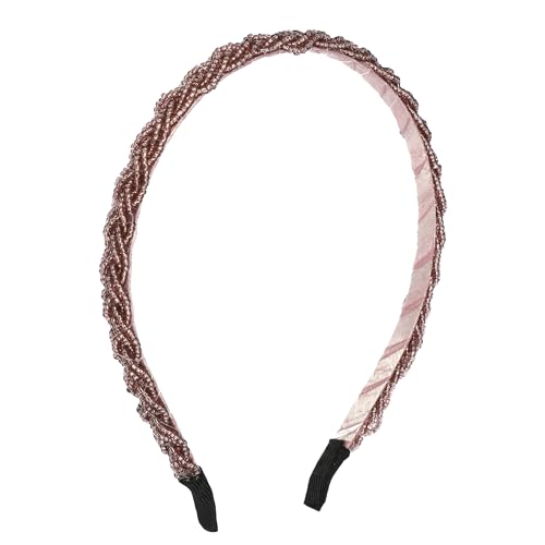 VOCOSTE 1Stk Perlen Haarbänder Haarreif für Frauen Violett 0.43" Breit von VOCOSTE