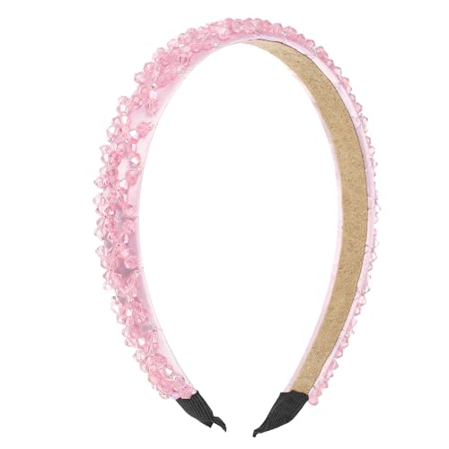 VOCOSTE 1Stk Strass Haarbänder Haarreif für Frauen Rosa 0.79" Breit von VOCOSTE