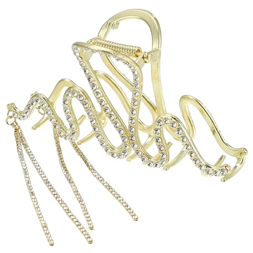 VOCOSTE 1stk. Metall Haar Krallen, für Frauen, Gold Ton, 4.29''x2.32''x1.02'' von VOCOSTE