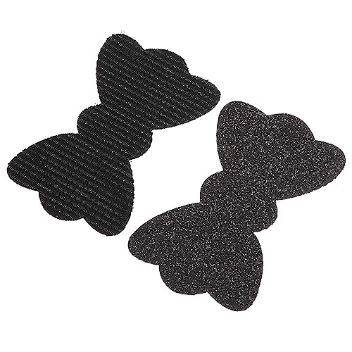 VOCOSTE 2stk. Haar Fest Pads, Bogen Fransen Einfügen Haarknall Patch, Schwarz von VOCOSTE