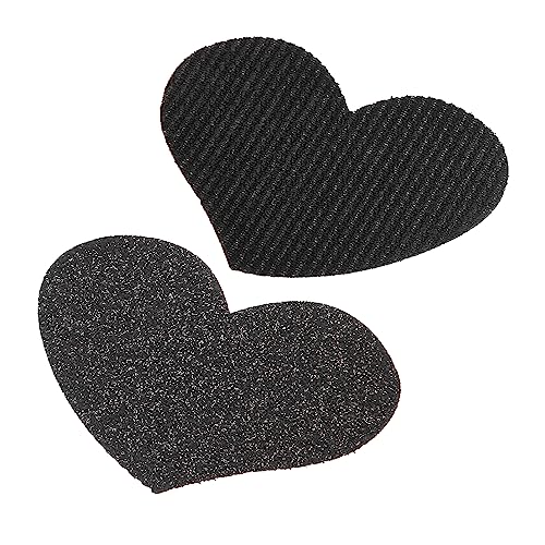 VOCOSTE 2stk. Haar Fest Pads, Herz Fransen Einfügen Haarknall Patch, Schwarz von VOCOSTE