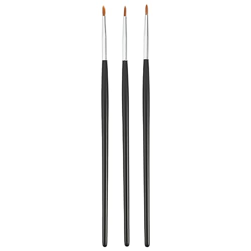 VOCOSTE 3 Stück Make-up Pinsel Satz Eyeliner Pinsel Lippenpinsel für Augen Make-up von VOCOSTE