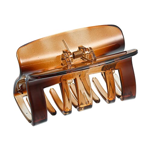 VOCOSTE Klauenclip Haarschmuck Haarspange Kein Rutschgriff Kunststoff für Frauen Mädchen Braun 3.07" VOCOSTE Klauenclip Haarschmuck Haarspange Kein Rutschgriff Kunststoff für Frauen Mädchen Braun 3.07" von VOCOSTE