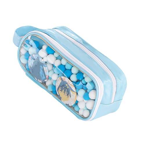 Multifunktionale Stifttasche, großes Fassungsvermögen, Federmäppchen, Reißverschluss, Reise-Kulturbeutel, Kosmetiktasche von VOCUE