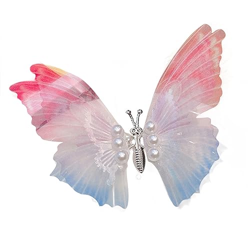 VOCUE Shaking Butterfly-Nymphe Kopfbedeckung mit Perlen ziert Haarspange Foto-Requisiten Frauen Haarschmuck Feenperlen von VOCUE