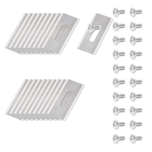 20 Stück Ersatzklingen für Roboter-Rasenmäher Universelle Rasenmäher Klingen Titan-Roboter-Rasenmäher-Messer von VODAFQS